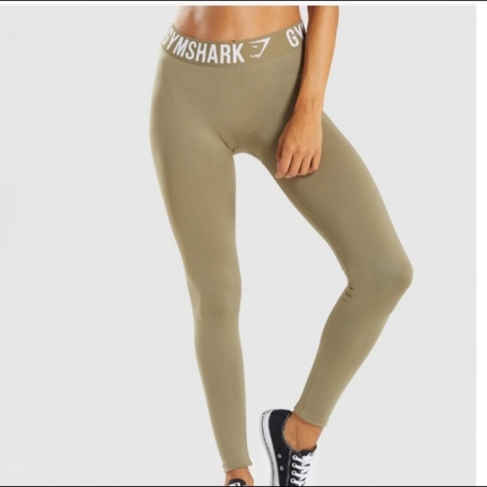 Gymshark green fit leggings extra small